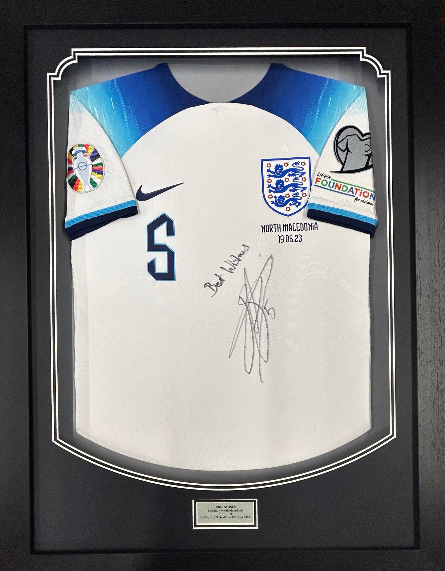 Gold Shirt Framing